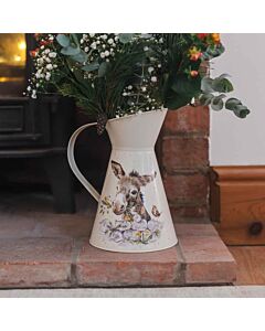 Wrendale Designs Fine and Dandy Donkey Flower Jug - in the home